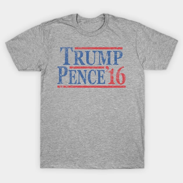 Vintage Donald Trump Mike Pence 2016 T-Shirt by Etopix